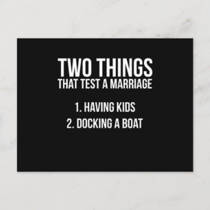 Grappig Gevist Gezegde dat een huwelijk aandoet Briefkaart