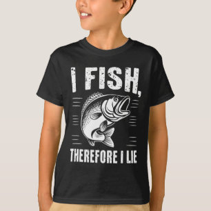 Grappig Gevist ik vis daarom lieg ik T-shirt