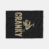 Grappig Gevist Mannen papa Fleece Deken (Voorkant (Horizontaal))