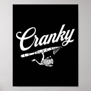 Grappig Gevist Reel Pun Shirt Poster