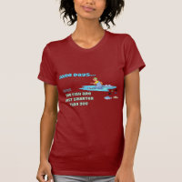 Grappig Gevist Shirt Vist Humor Vissen zijn slimme