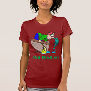 Grappig Gevist Shirt Vist Humor Vist angst