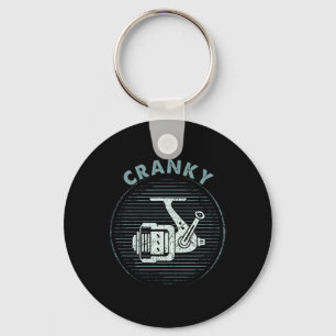 Grappig Gevist T-shirt voor mannen Cranky Sleutelhanger