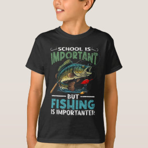 Grappig Gevist voor jongens Kinder jeugd vis Gezeg T-shirt
