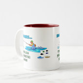 Grappig Geviste Mok Vist de Humor (Voorkant links)