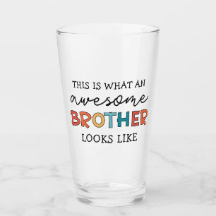 Grappig Geweldige Brother Cadeau voor beste broe Glas