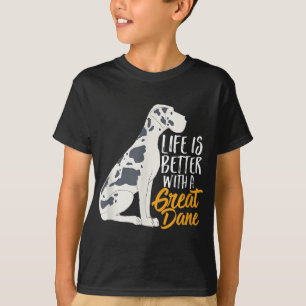 Grappig geweldige dane dog met cute Graphic voor p T-shirt