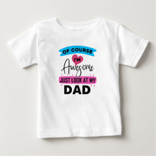 Grappig geweldige Papa woord kunst Baby Bodysuit