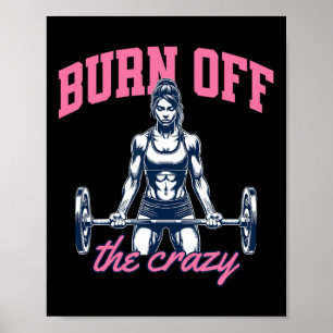 Grappig Gewichtheffen Bodybuilding Power Lifting S Poster