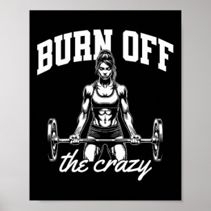 Grappig Gewichtheffen Bodybuilding Power Lifting S Poster