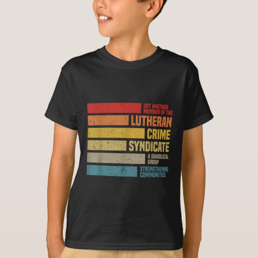 Grappig, gewoon een ander lid van de Lutherse misd T-shirt (Voorkant)