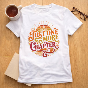 Grappig, gewoon één hoofdstuk lezen boek t-shirt