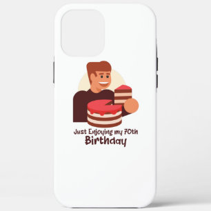 grappig gewoon van mijn 70e verjaardag gezegden iPhone 12 pro max hoesje