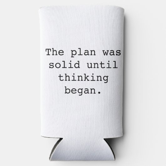 Grappig gezegd, het plan was solide totdat erover (Voorkant)