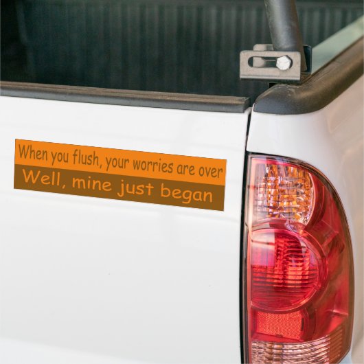 Grappig gezegde 5 van de exploitant bumpersticker (Op Truck)