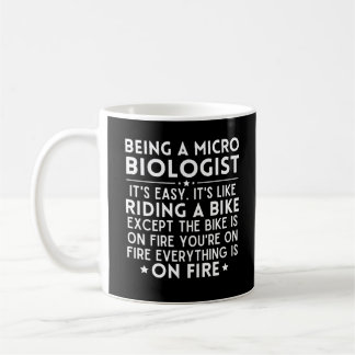 Grappig Gezegde als microbioloog. Het is gemakkeli Koffiemok