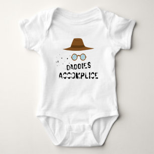 Grappig gezegde baby kleding, misdaaddetective bab romper