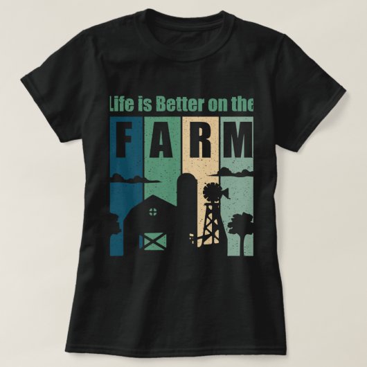 Grappig Gezegde Boer Landbouw Boerderij Dier T-shirt (Design voorkant)