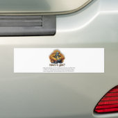 grappig gezegde bumpersticker (Op auto)
