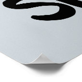 Grappig gezegde dat op de rand van de woordspelkun poster (Hoek)