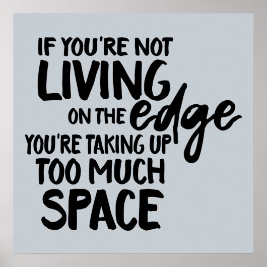 Grappig gezegde dat op de rand van de woordspelkun poster (Voorkant)