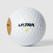 Grappig gezegde golfballen (Logo)