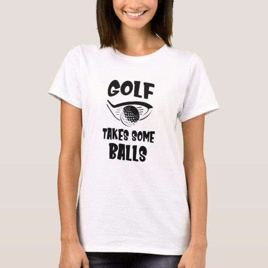 Grappig Gezegde golfgolfer T-shirt (Voorkant)