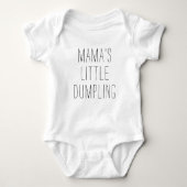 Grappig Gezegde mama's kleine duvel Romper (Voorkant)