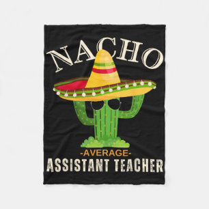 Grappig Gezegde Nacho Gemiddelde Instant Teacher Fleece Deken