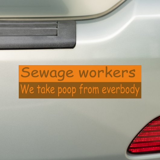 Grappig gezegde van de operator 4 bumpersticker (Op auto)