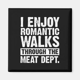 Grappig Gezegde Vlees Bacon Beef Grillen BBQ Lover Magneet