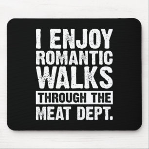 Grappig Gezegde Vlees Bacon Beef Grillen BBQ Lover Muismat