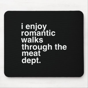 Grappig Gezegde Vlees Bacon Beef Grillen BBQ Lover Muismat