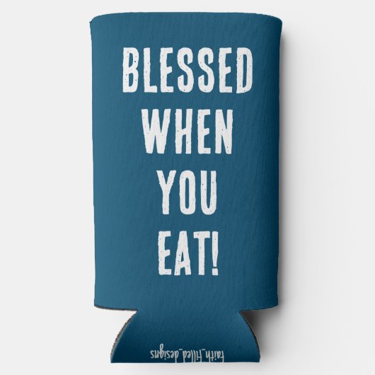 Grappig gezegend wanneer u blauw & witte bruiloft  (Achterkant)