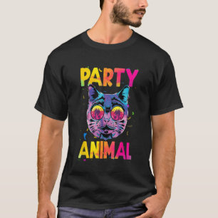 Grappig gezellig kattenfeest, leuk met mijn kat t-shirt