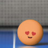 Grappig gezicht. Emoji. Emoticon. Pingpongballen (Net)