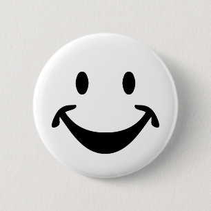 Grappig gezicht en je rug. en ideeën ronde button 5,7 cm