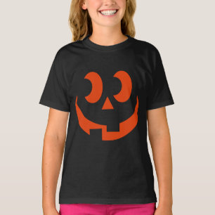 Grappig Gezicht Gekke Pompoen Jack O Lantern T-shirt