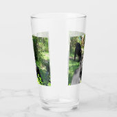 Grappig Gezicht Gorilla Tumbler / Shaker Glas (Rechts)