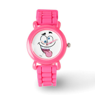 grappig gezicht horloge