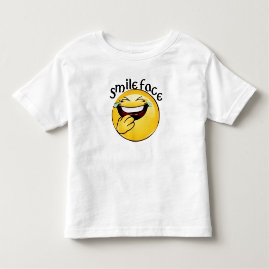 grappig gezicht kinder shirts (Voorkant)