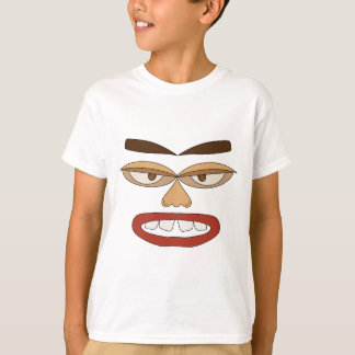 Grappig Gezicht Kinderen T-Shirt - Speels Abstract