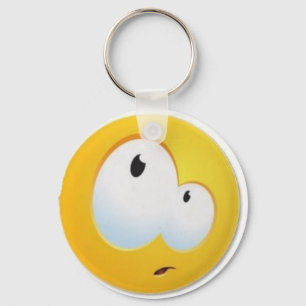 grappig gezicht sleutelhanger