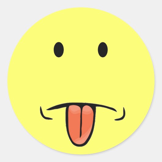 Grappig gezicht stickers (Voorkant)