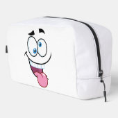 grappig gezicht toilettasje (Rechterhoek)