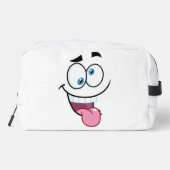 grappig gezicht toilettasje (Achterkant)