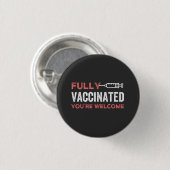 grappig, gezondheid, pandemie, pro-vaccin, wetensc ronde button 3,2 cm (Voorkant /achterkant)