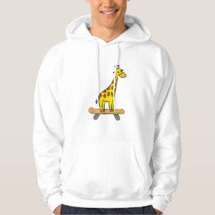 Grappig Giraffe Lover Giraffe Skateboard Hoodie