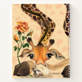 Grappig Giraffe Notitieboek (Achterkant)