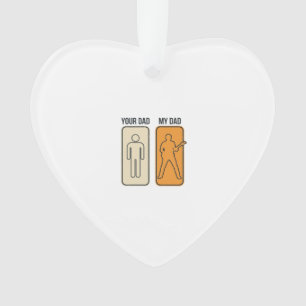 Grappig Gitaar Vader Vintage Gravure Shirt Ontwerp Ornament